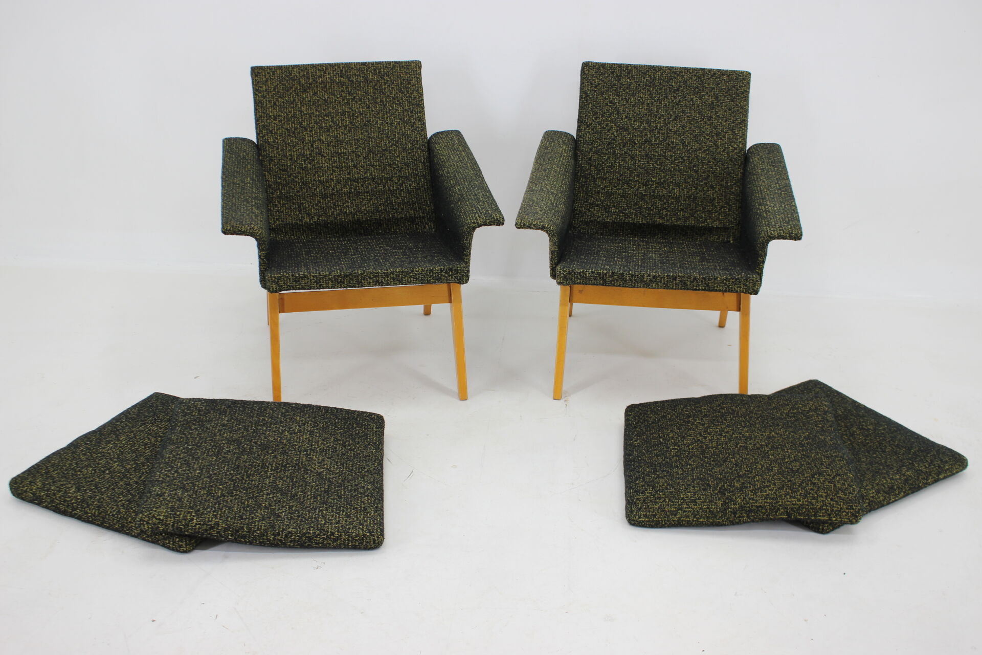 1960s Design Armchairs, Czechoslovakia
