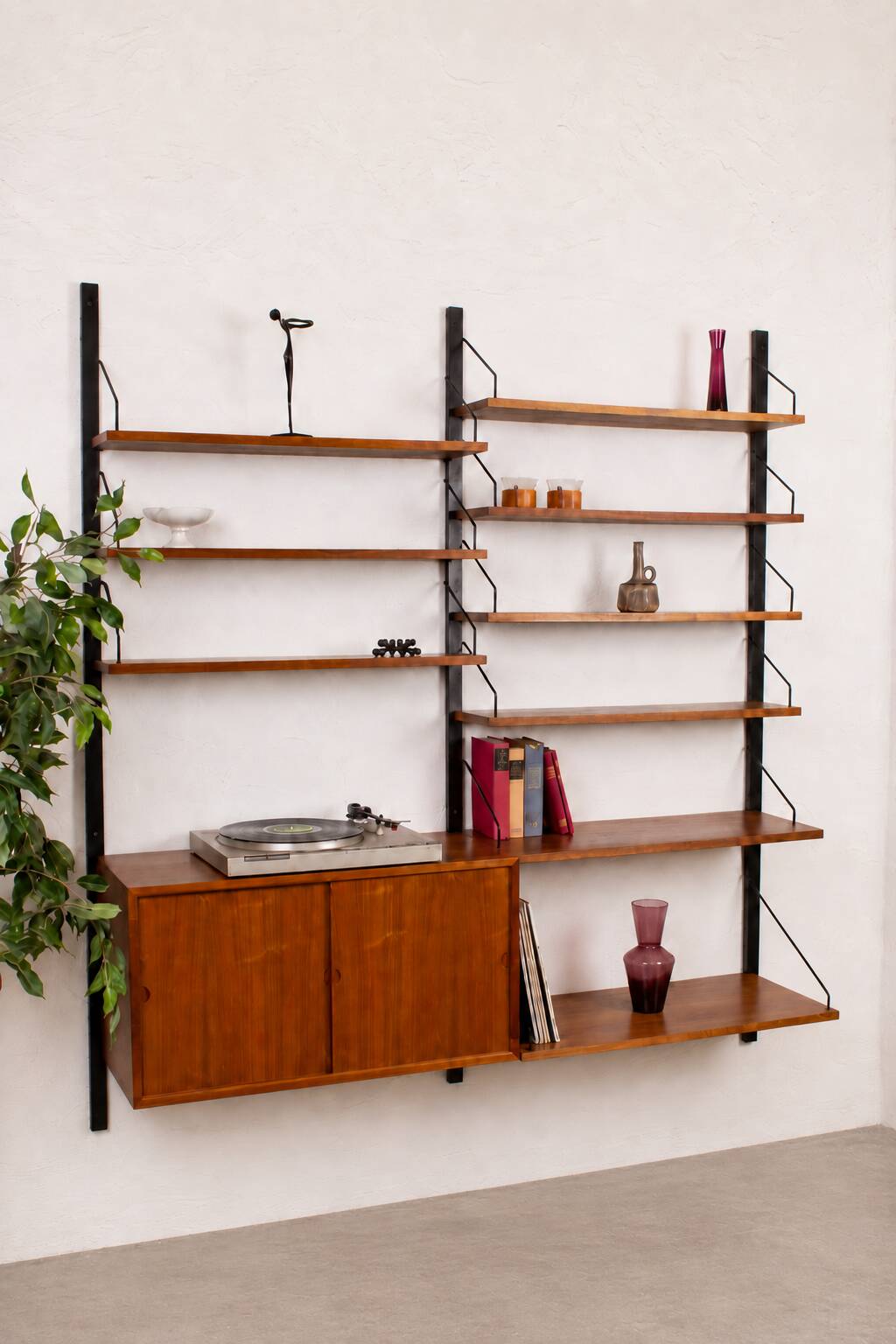 Poul Cadovius Shelving System Cado Royal Vintage Teak 60s