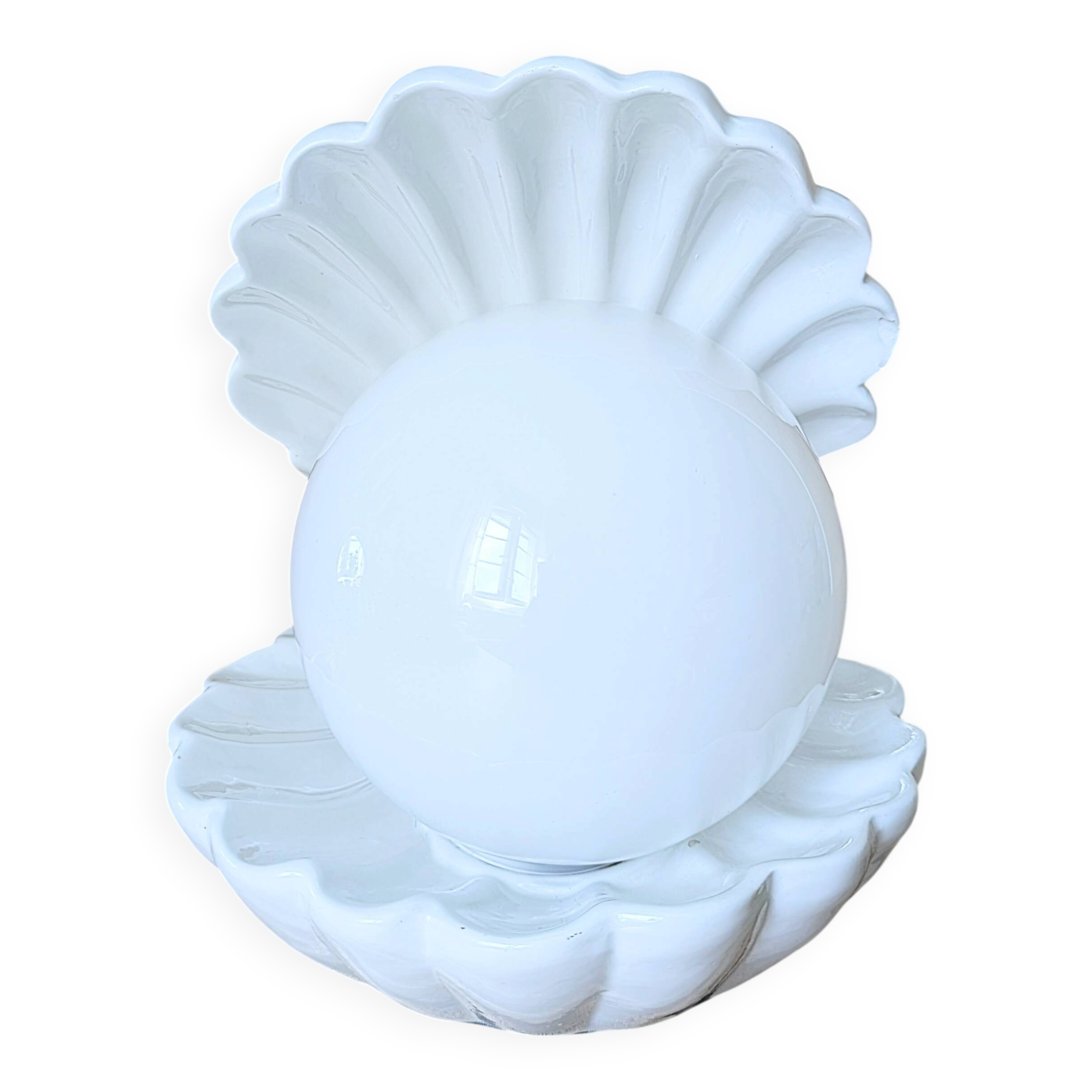 Lampe coquillage vintage