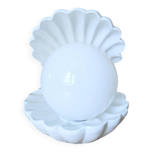 lampe coquillage vintage