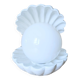 Lampe coquillage vintage
