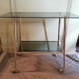 Rolling service 60s glass and brass