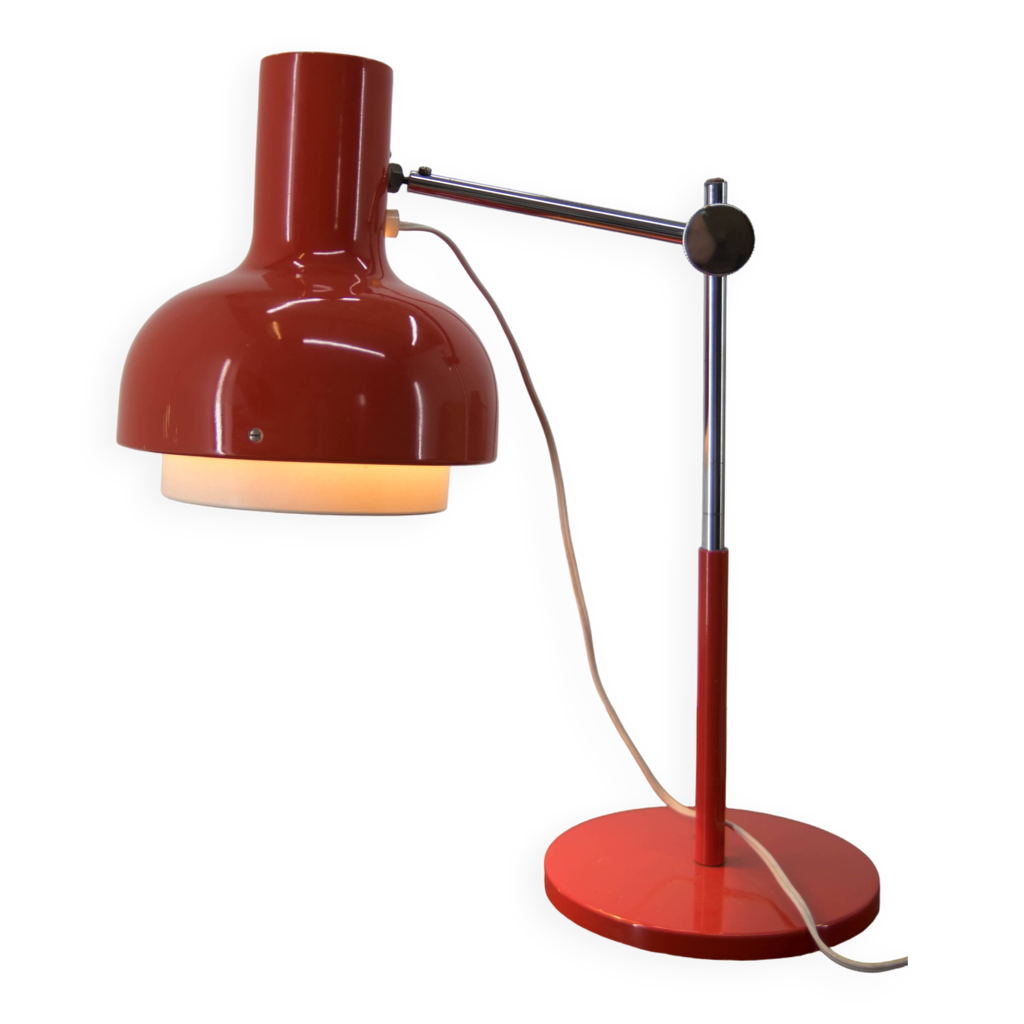 Lampe de bureau Luxo L-1 Articulated Chrome Task Lamp, circa 1960s