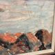Original Large Swedish Oil on Panel – “Coastal Landscape” – Signed – Vintage & Framed
