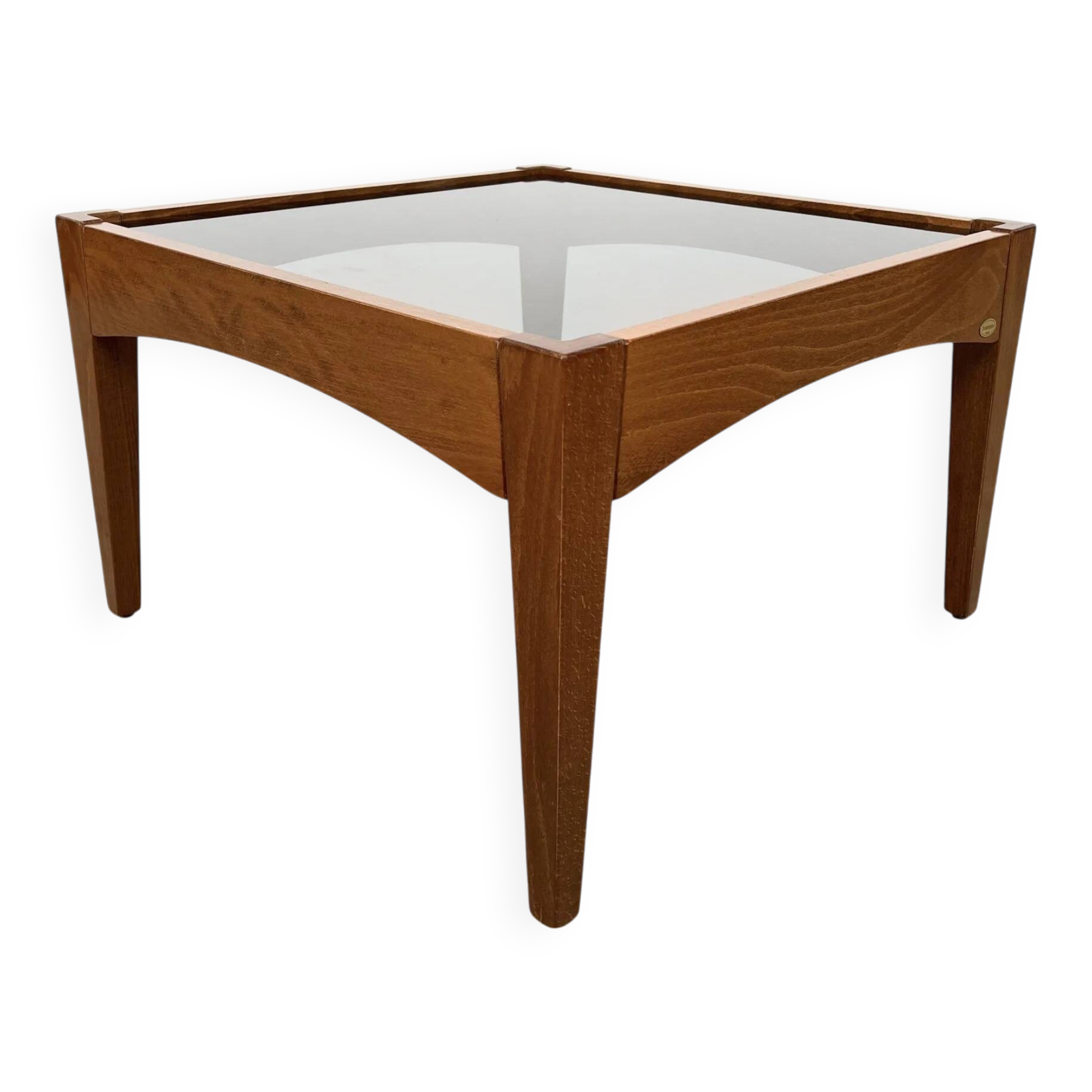Baumann vintage coffee table – smoked glass