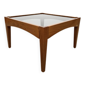 Table basse Baumann vintage – verre fumé