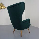 French Kvadrat Tonica Wingback Chair, 1950s