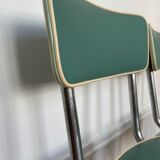 Set of 2 1950s bistro chairs