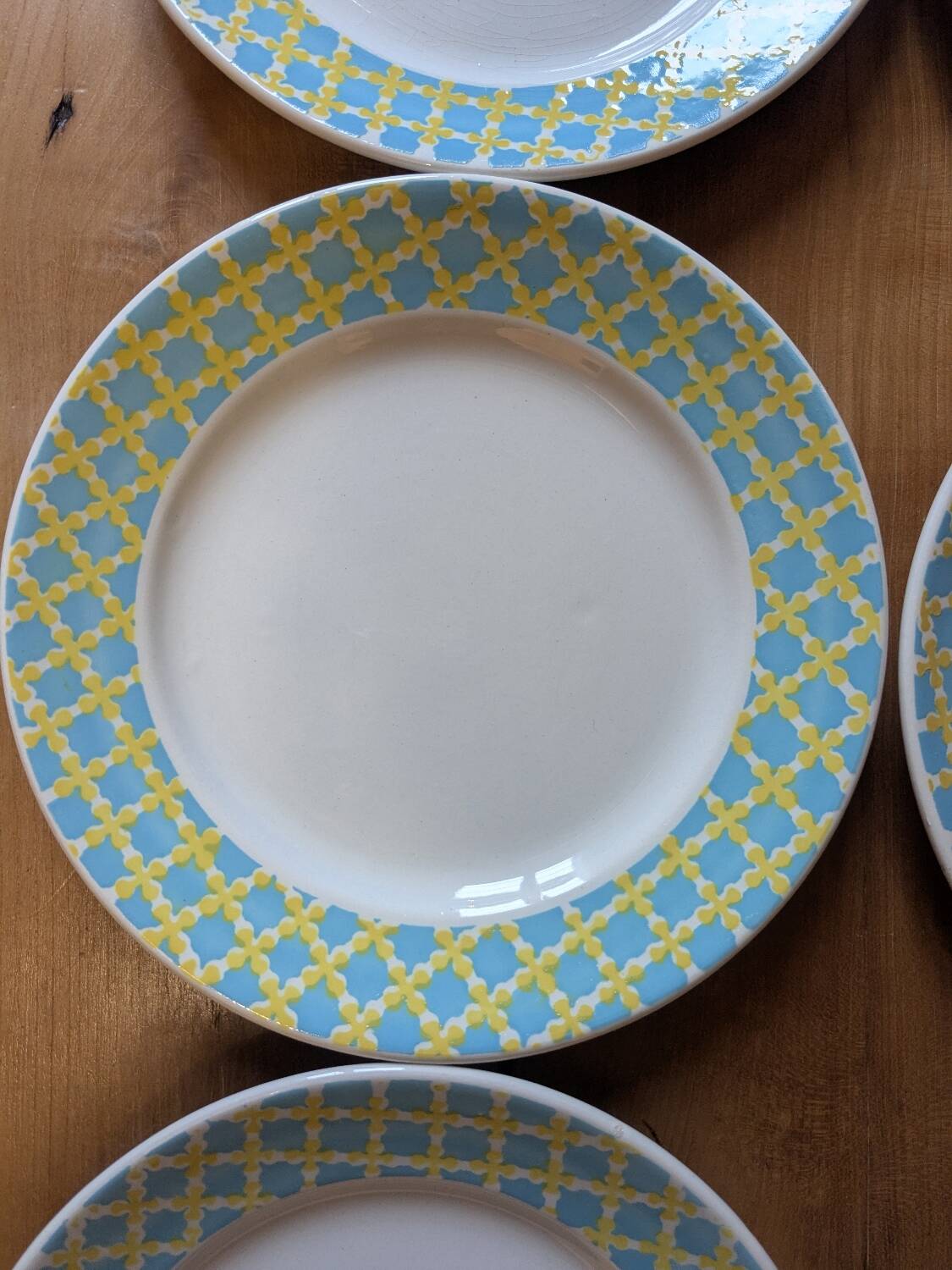 8 Digoin Sarreguemines dinner plates