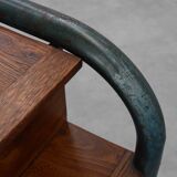 Table d'appoint ou table de chevet industrielle, Belgique vers 1910