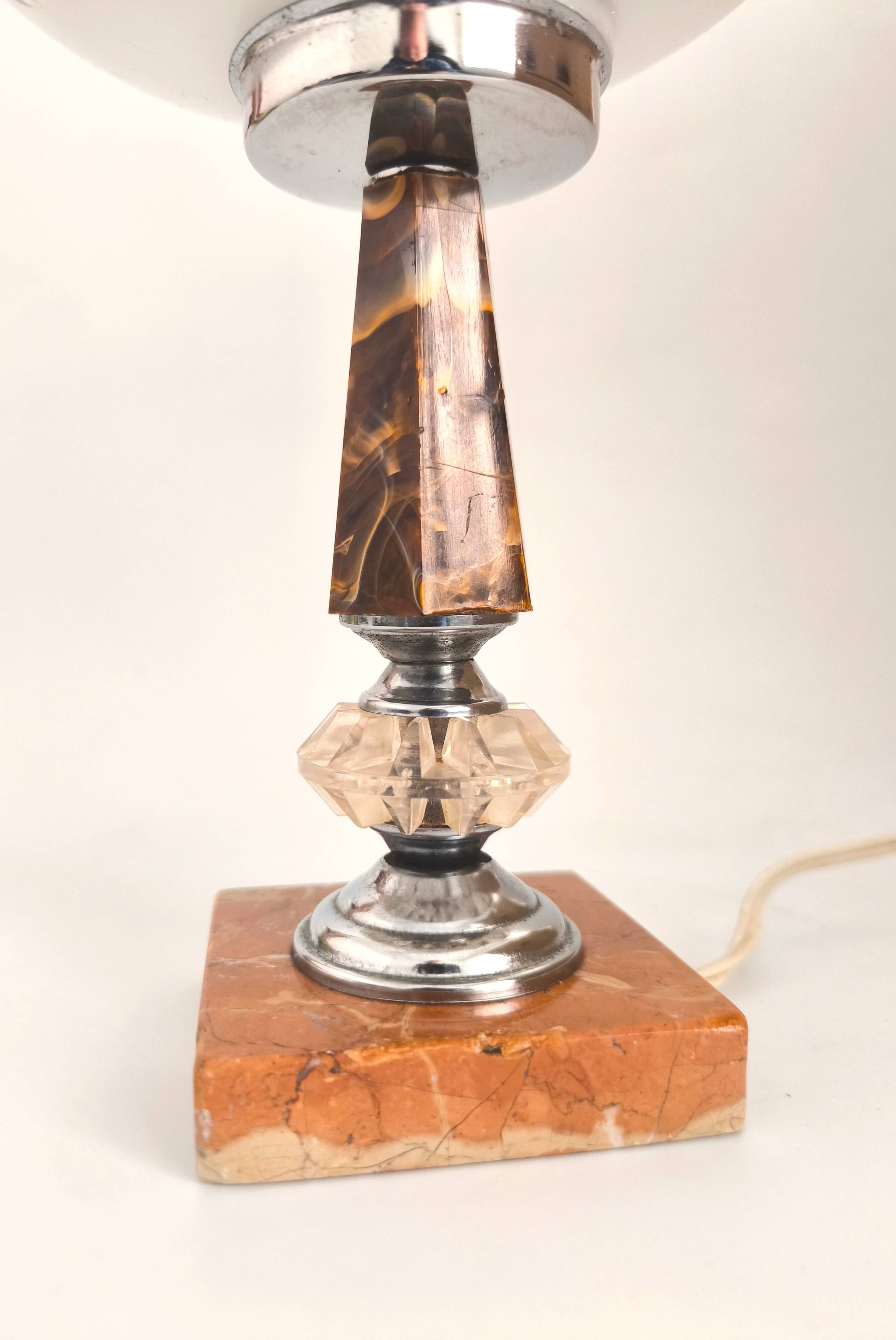 Lámpara francesa Art Deco Mid Century años 50