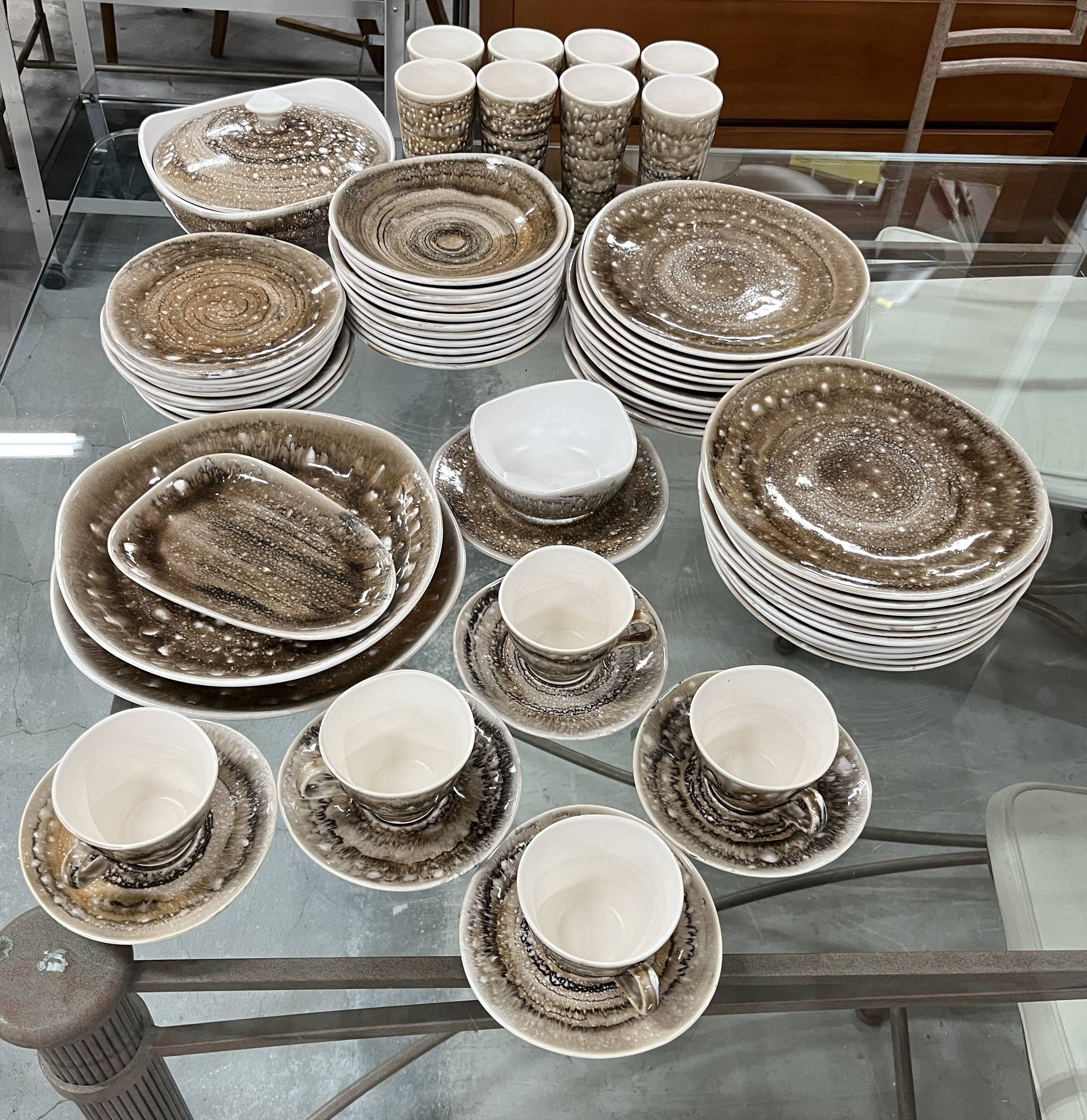 Niderviller 61-piece dinner service with Ecume decor