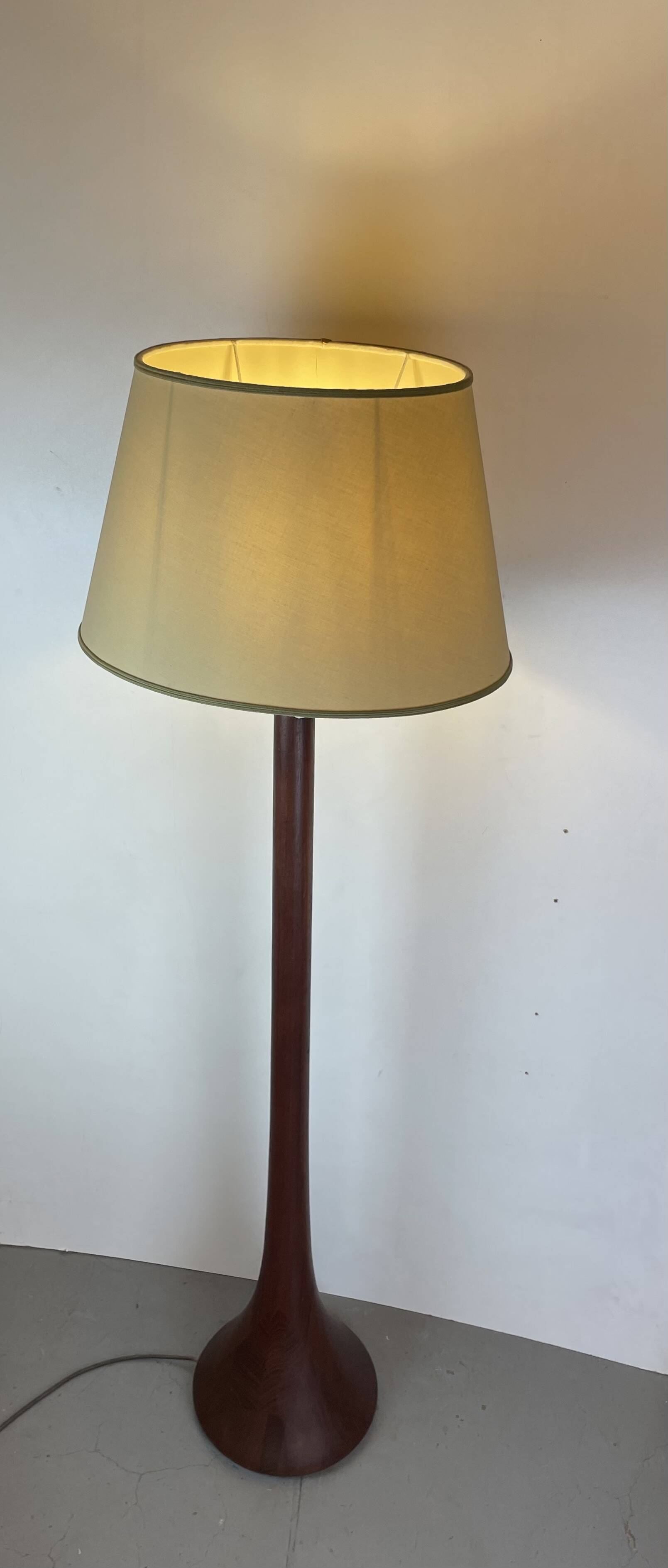 Mid-Century Teak Floor Lamp by Kirk, Denmark, 1960s