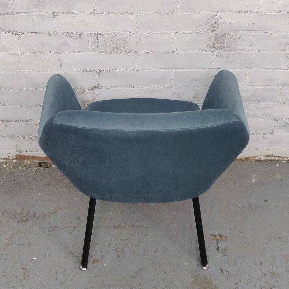 Velvet Armchair, 1960s