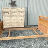 Rattan bed