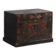Antique chest painted in pine wood – China, around 1900