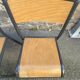 Lot de 8 chaises industrielles école  vintage collectivités mullca delagrav