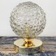Vintage bubble globe lamp electrified to new