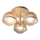 Arteluce lamp 2042/3 design G. Sarfatti aluminium glass 1950s