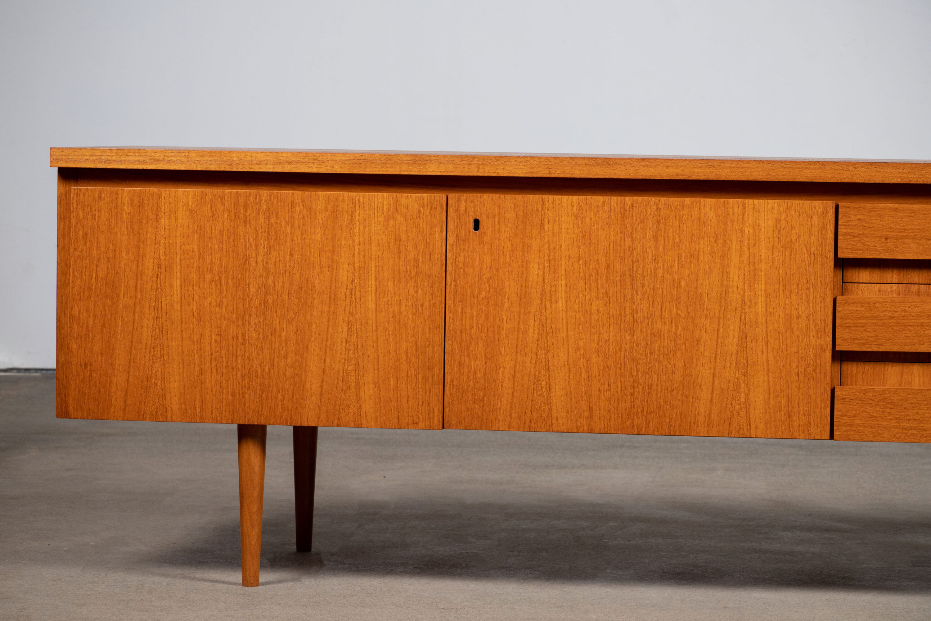 Vintage Scandinavian sideboard – 248 cm