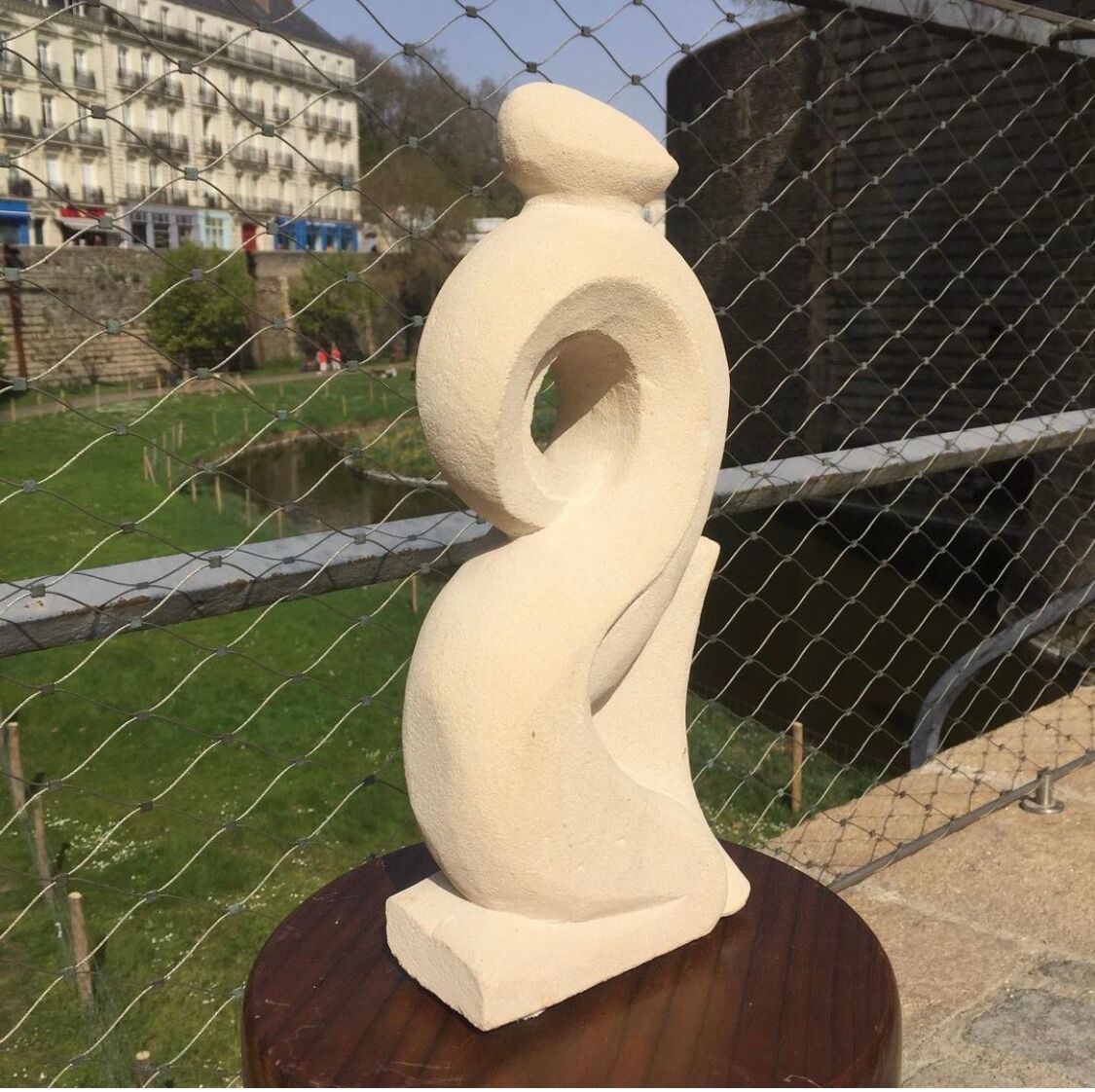 Limestone sculpture from the 70's
