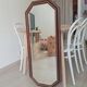 Miroir octogonale vintage biseauté années 70/80