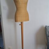 Buste mannequin rotin 1970