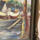 Original Swedish Oil on Panel – “Village and Harbour” by G. Fogler – Signed – Vintage & Framed – 49 × 39 cm (19.2" × 15.3")
