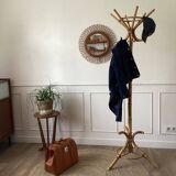 Rattan Parrot Coat Rack