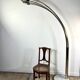 Italian Arc floor lamp with 6 lights in gold brass, 1970s.