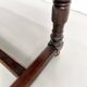 Farm table in solid walnut, turned legs, 1950s.