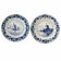 Set of 2 vintage Delft pottery plates
