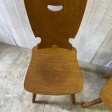 Pair of winstub (bistro) chairs
