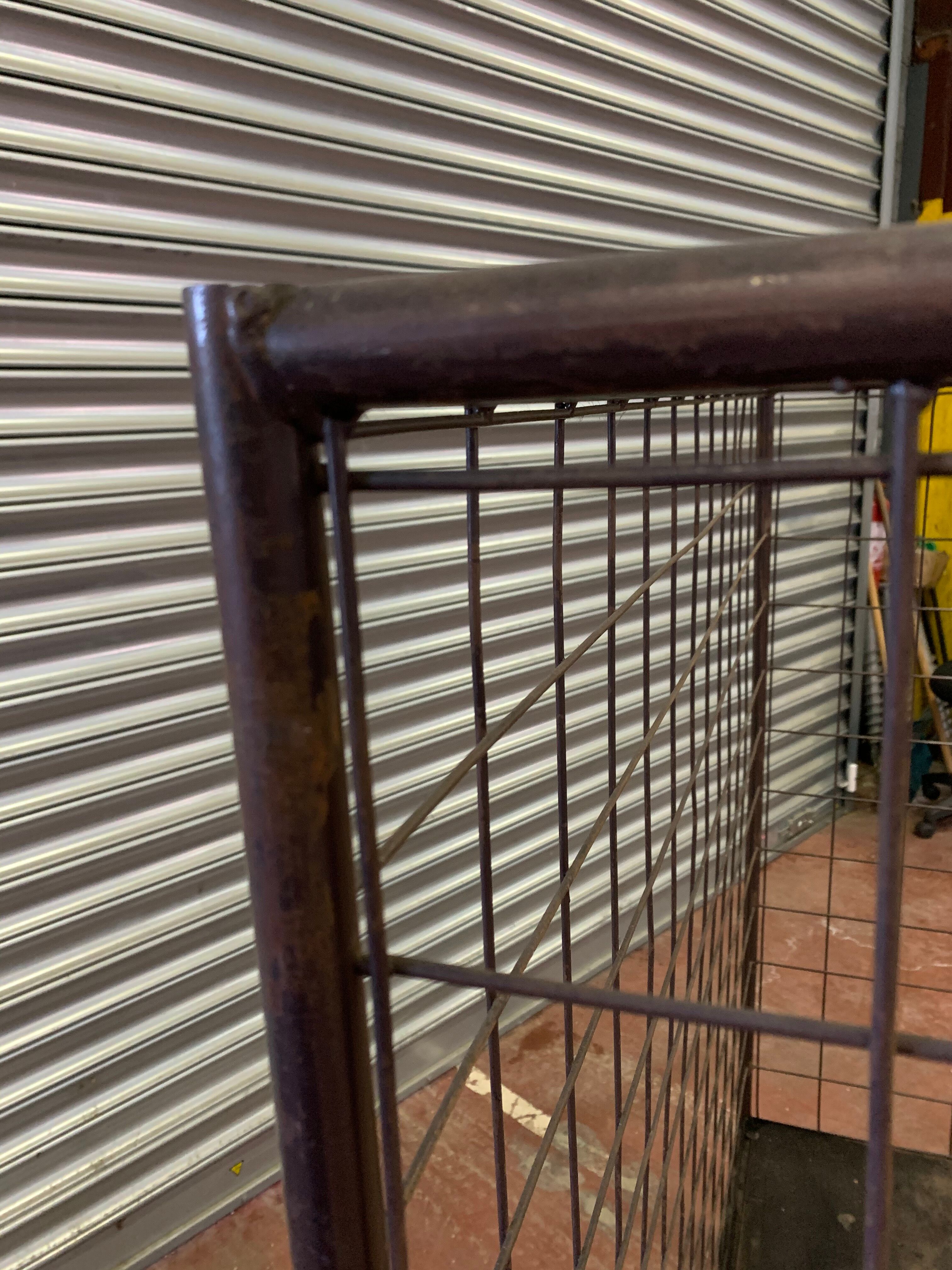 Industrial mesh trolley