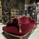 Golden wooden castle post from the Napoleonic III era.