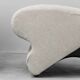 Pair of vintage fabric armchairs from the 1970s modernist period