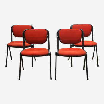 Suite of 4 Vertebra chairs, Castelli