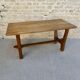 Solid wood coffee table, brutalist