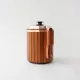 Vintage Danish Wood Ice Bucket with Copper Details, 1960's