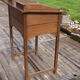 Oak writing desk