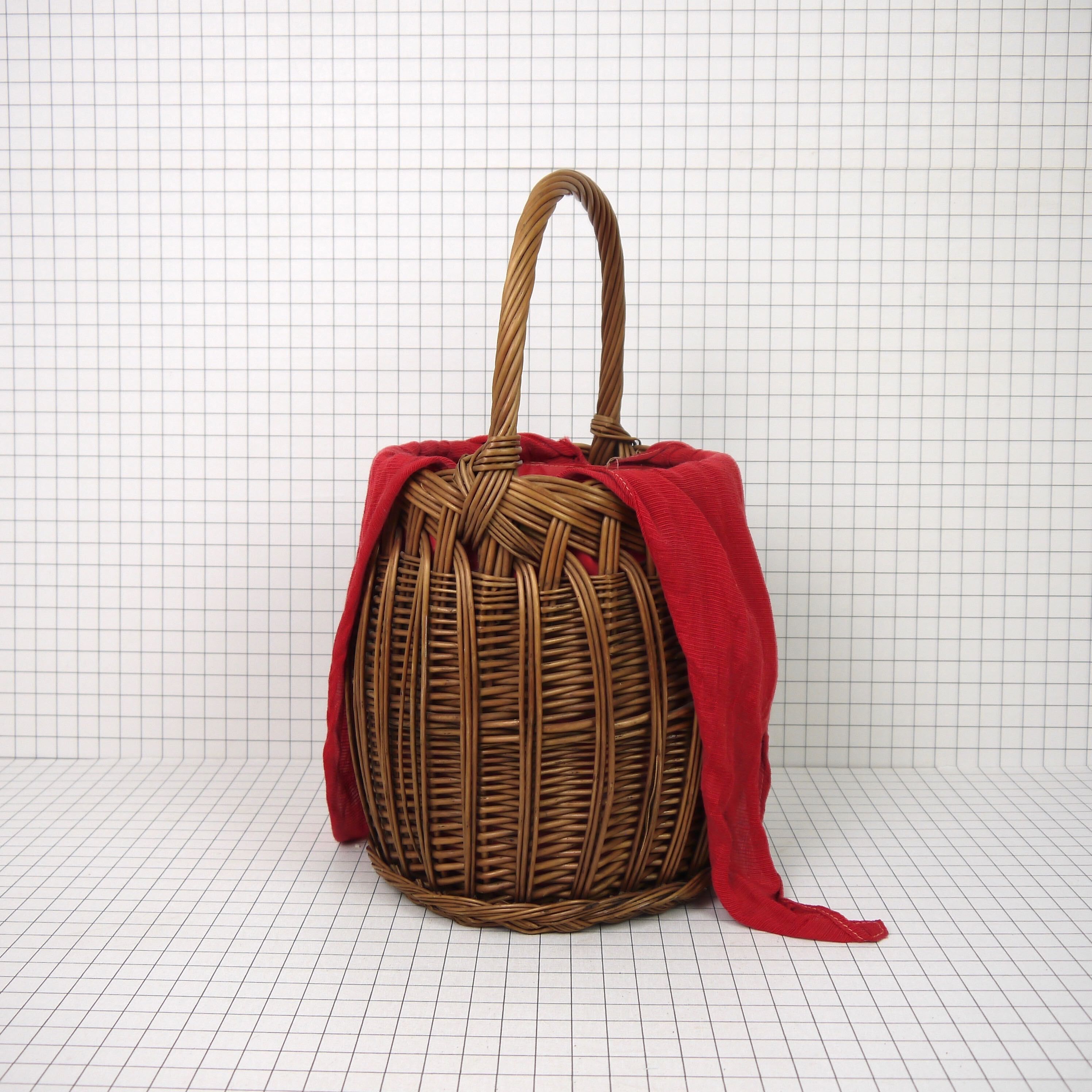 Wicker for knitting basket