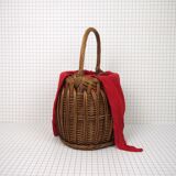 Wicker for knitting basket
