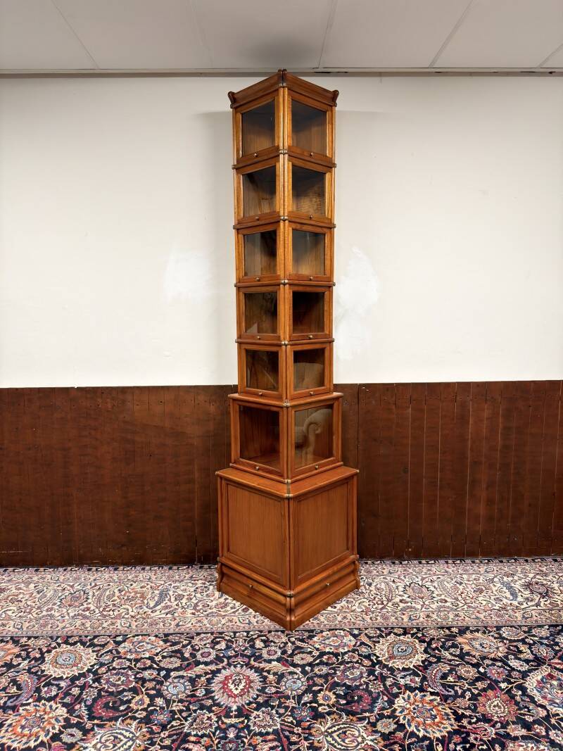 Original Globe Wernicke English Display Museum Cabinet