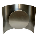 Vintage 1970s space age chrome wall lamp