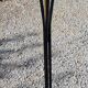 Vintage floor lamp from the 50s in metal and brass 4 flexible lights with tripod base
