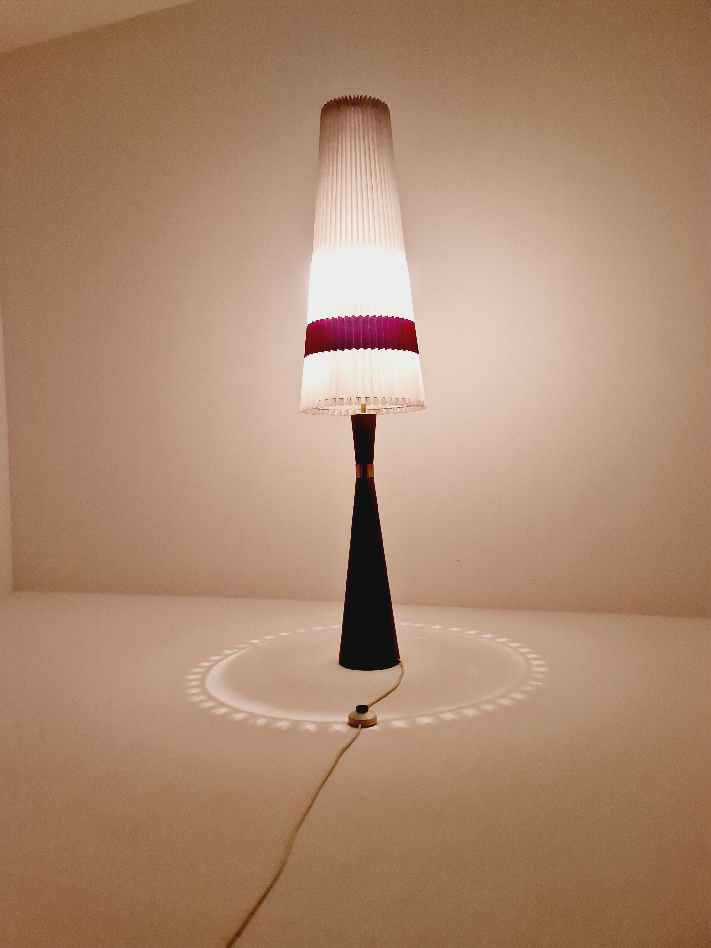 Mid century Danish teak floor lamp  from the 60s