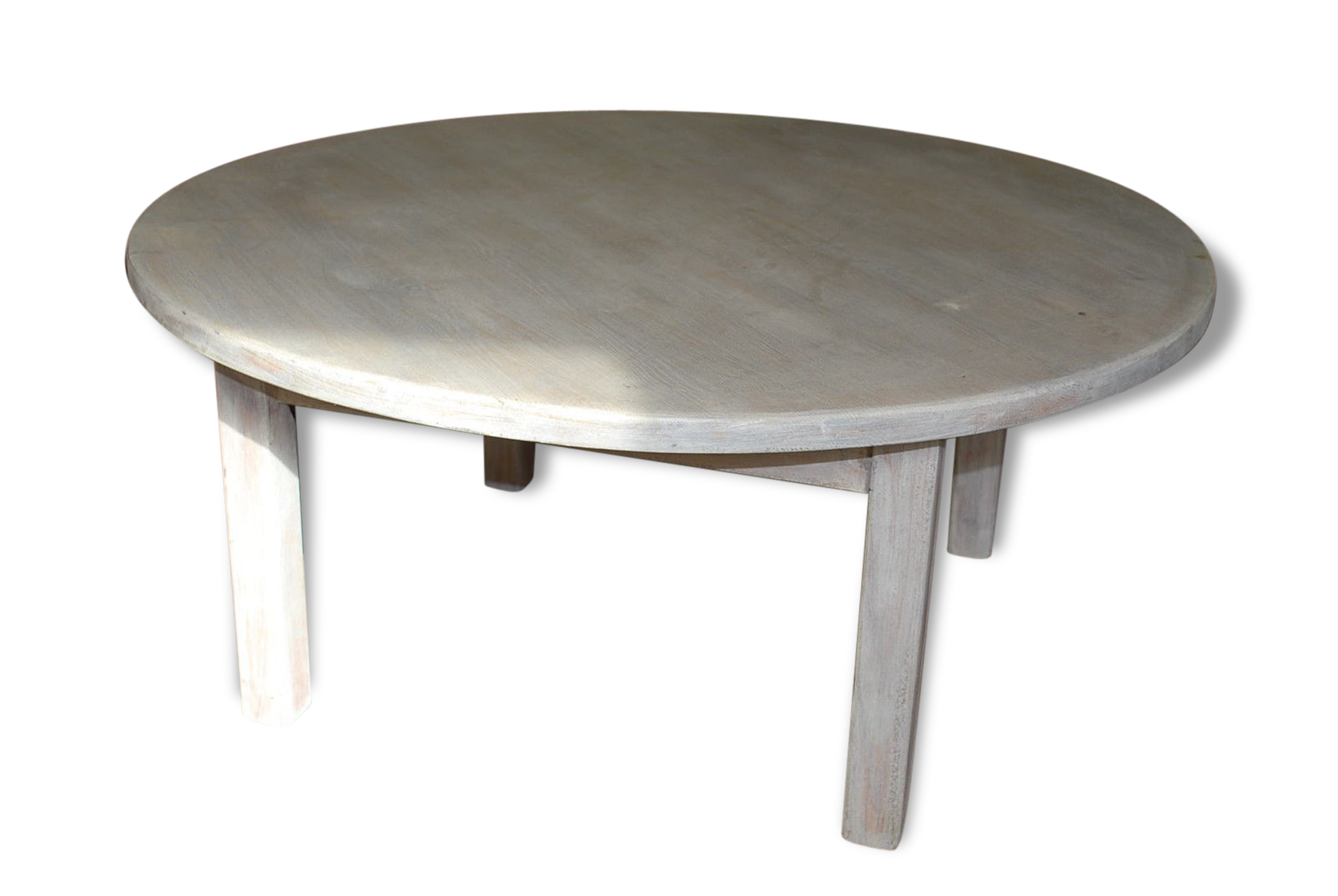 White patina coffee table
