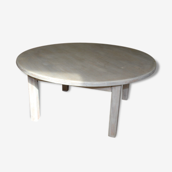 White patina coffee table
