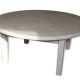 White patina coffee table