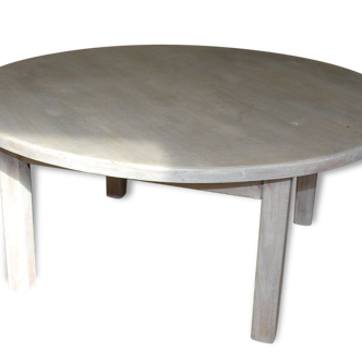 White patina coffee table